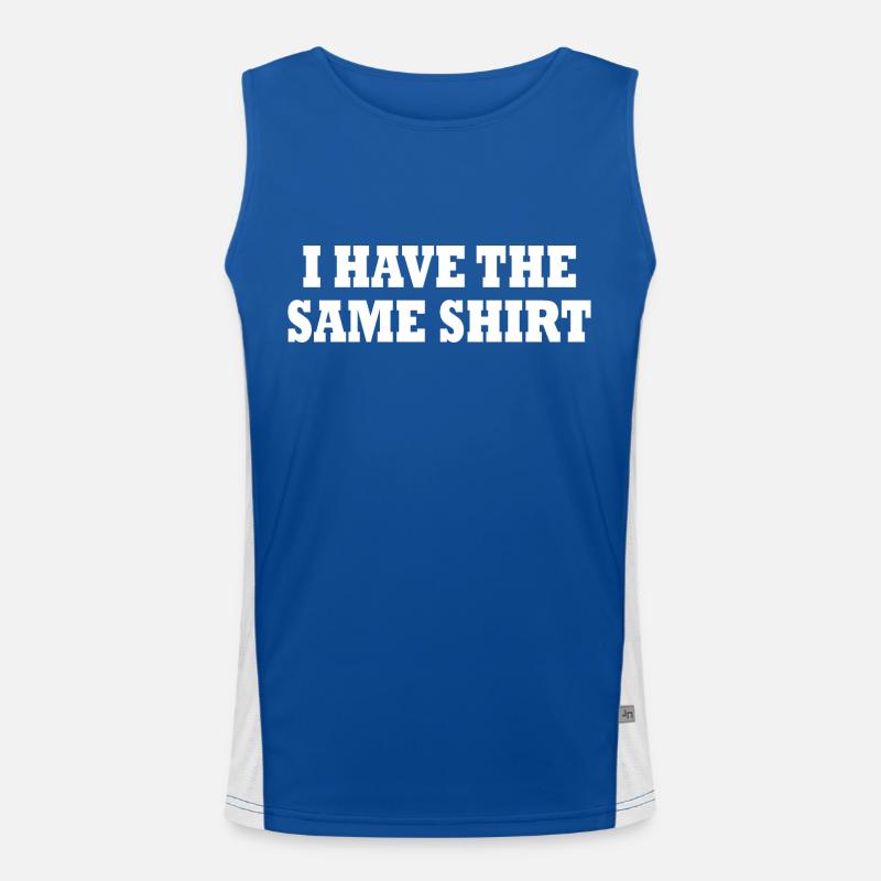 i have the same shirt Funktionelles Kontrast-Tank Top für Männer 