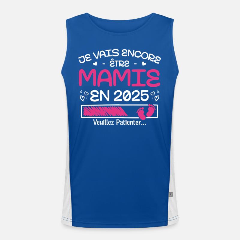 Ich werde auch 2025 noch eine Oma sein Funktionelles Kontrast-Tank Top für Männer 