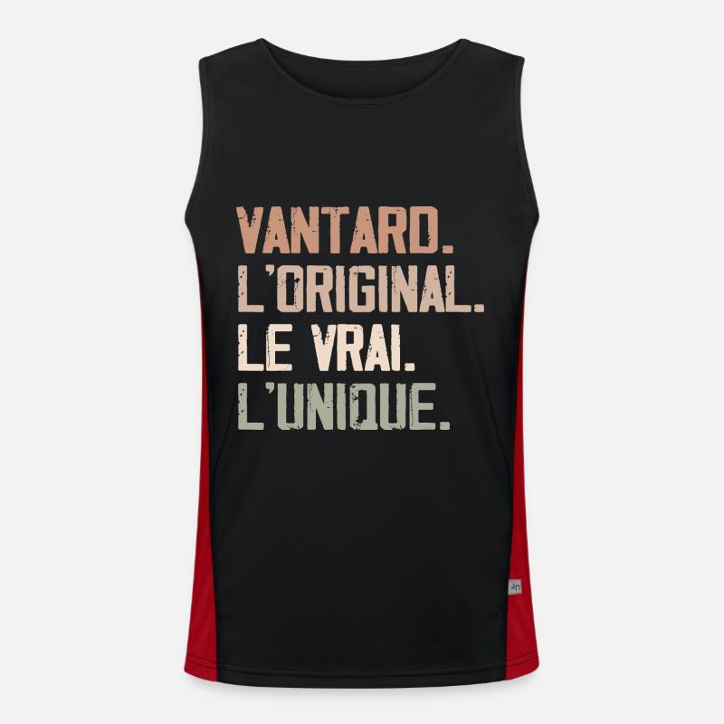 Vantard L'original le vrai l'unique Débardeur respirant contrasté Homme 