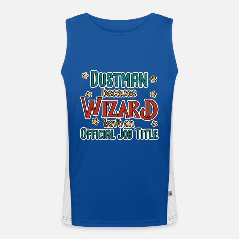 Dustman Wizard Men's Functional Contrast Tank Top 