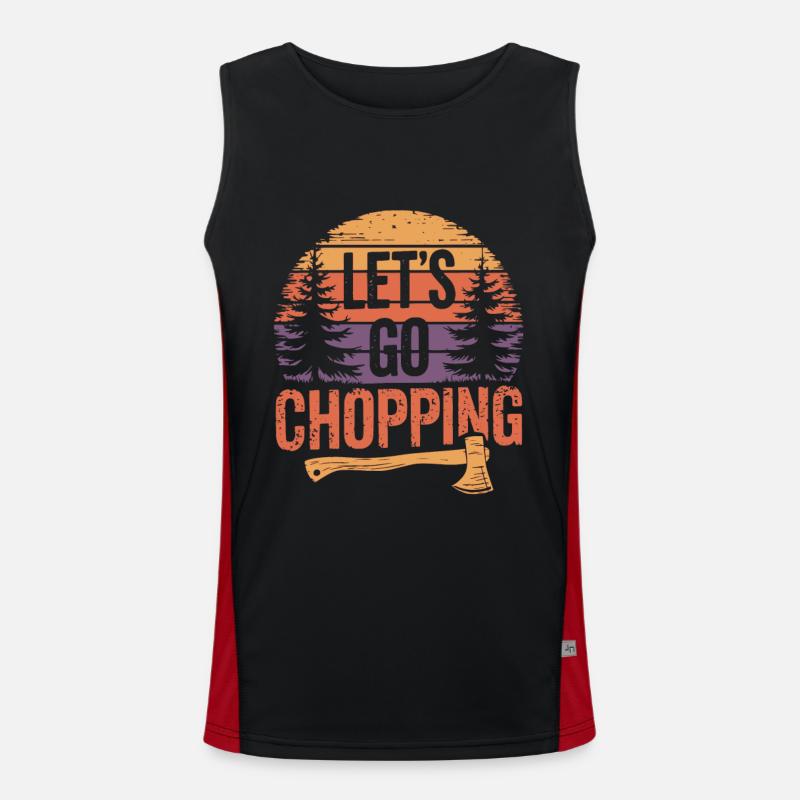 BûcheronCouper du bois Bûcheron Débardeur respirant contrasté Homme 