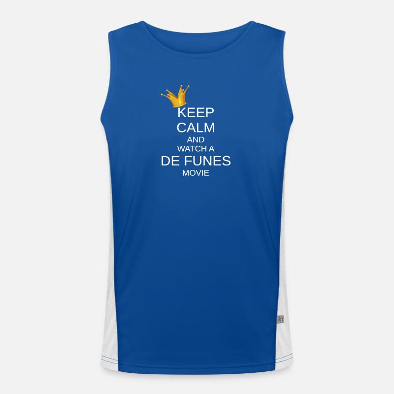KEEP CALM Débardeur respirant contrasté Homme 