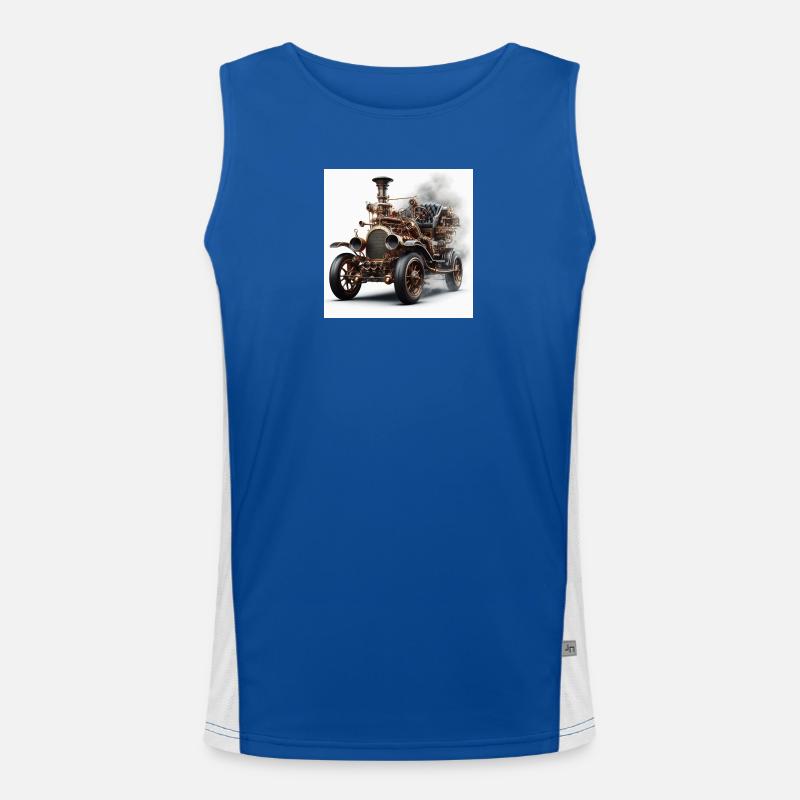 Wagon à vapeur Débardeur respirant contrasté Homme 