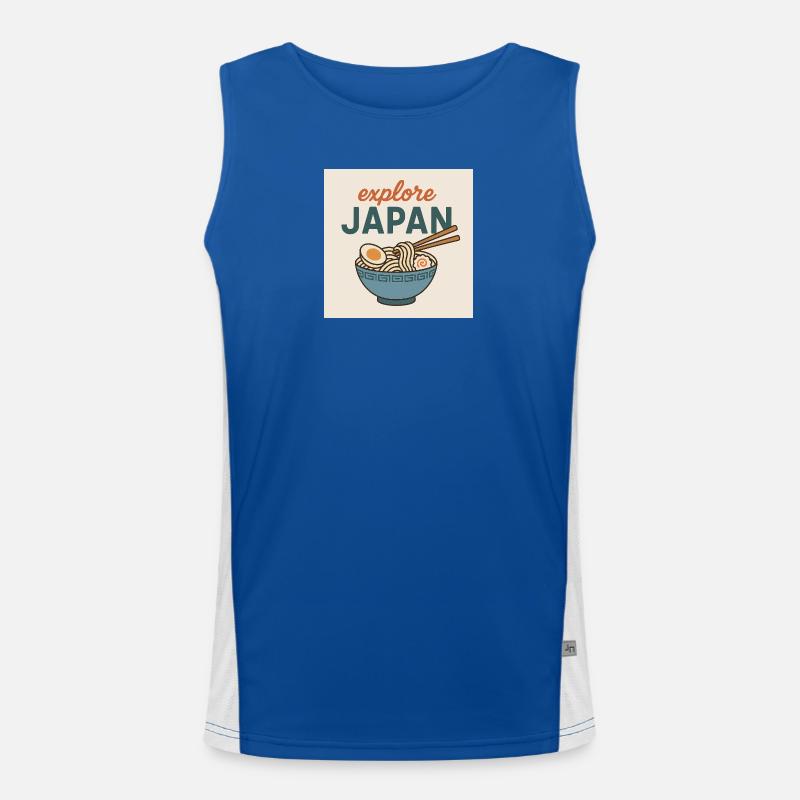Entdecken Sie japanische Ramen Funktionelles Kontrast-Tank Top für Männer 