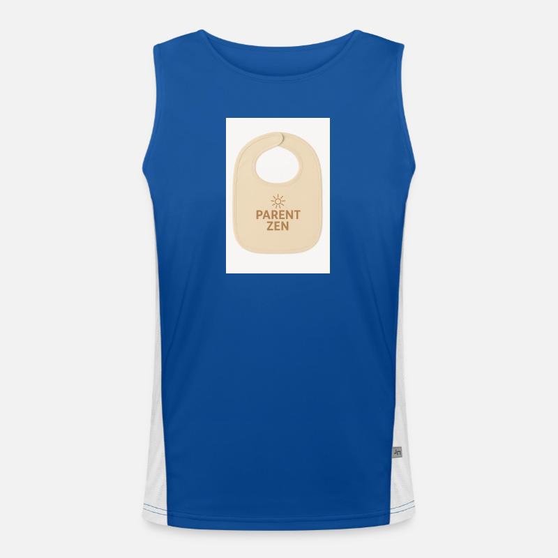 Cooles Zen Baby Lätzchen Funktionelles Kontrast-Tank Top für Männer 
