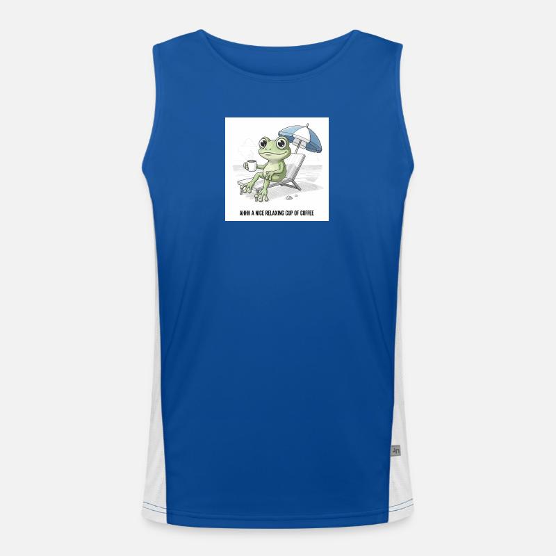 Frog Beach Café Chill Débardeur respirant contrasté Homme 