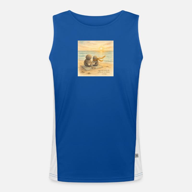 Compagnons de café Sea Breeze Débardeur respirant contrasté Homme 