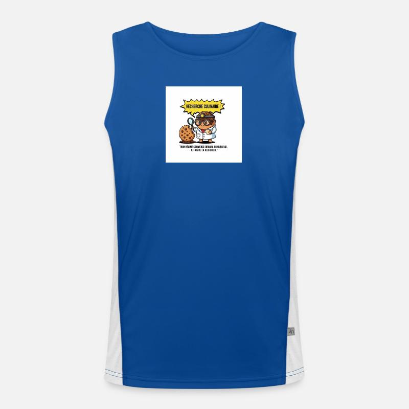 Gourmet Culinary Research Men's Functional Contrast Tank Top 