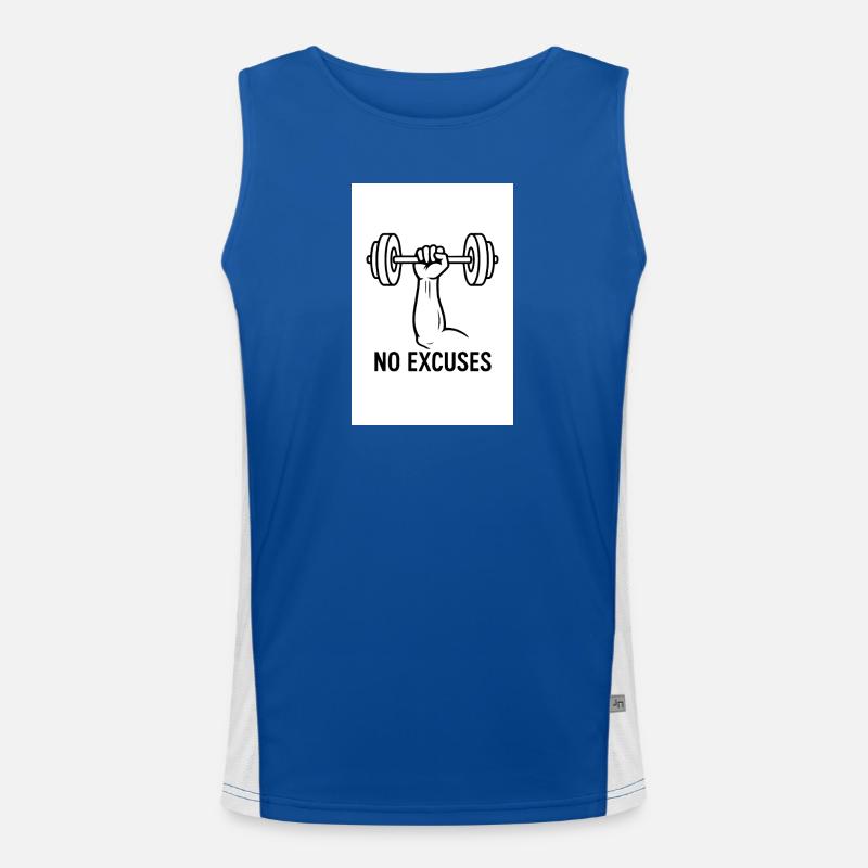 Pas d’excuse GYM Débardeur respirant contrasté Homme 