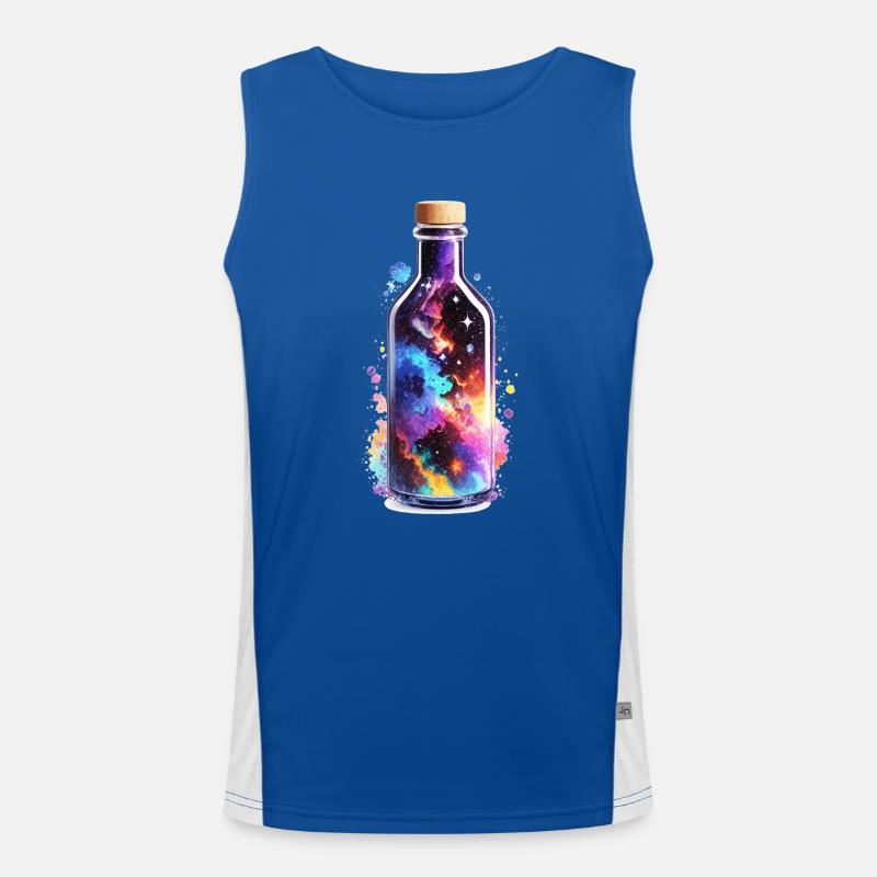 Bouteille spatiale Débardeur respirant contrasté Homme 