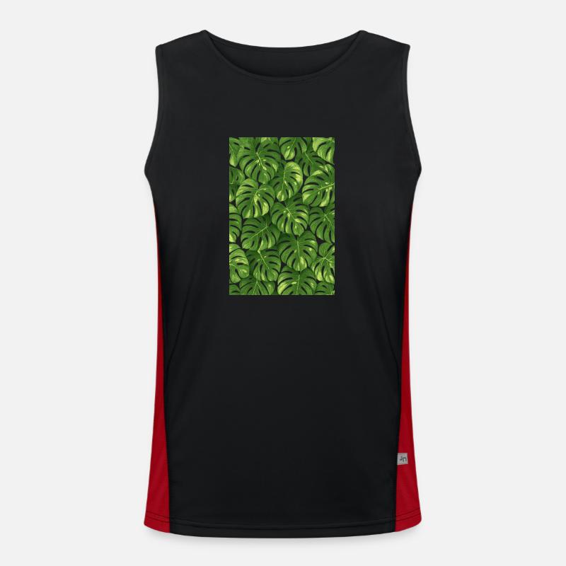 Monstera Men's Functional Contrast Tank Top 
