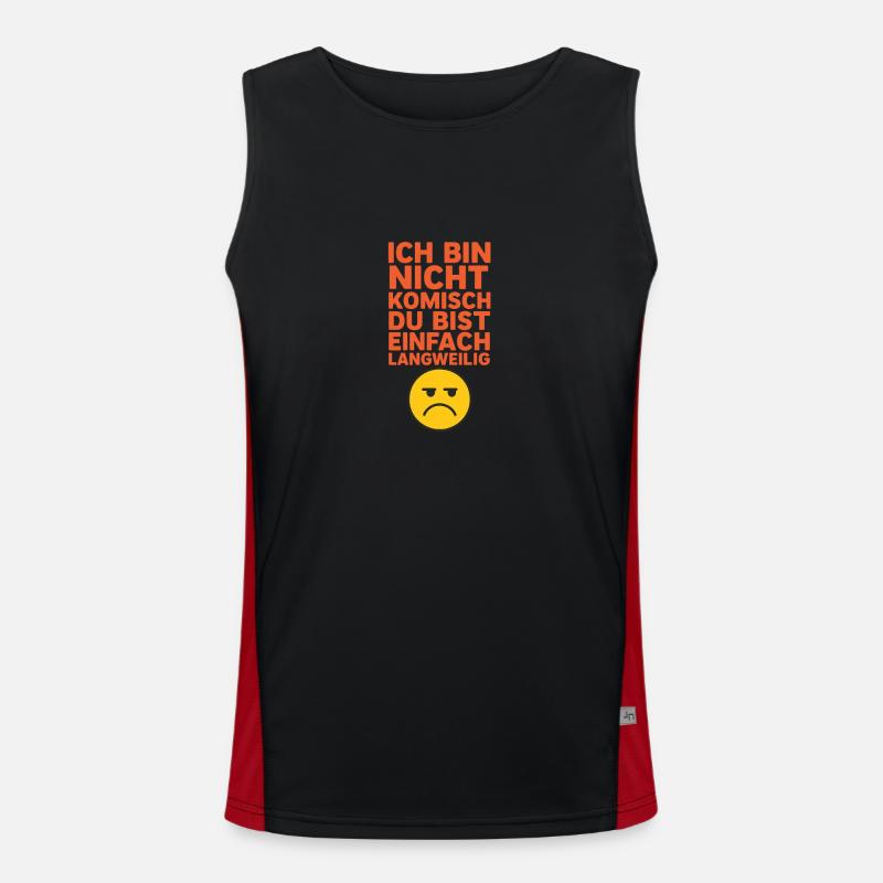Design Funktionelles Kontrast-Tank Top für Männer 