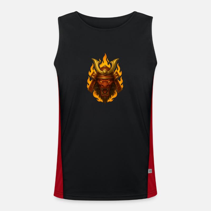 EMBER RONIN Funktionelles Kontrast-Tank Top für Männer 
