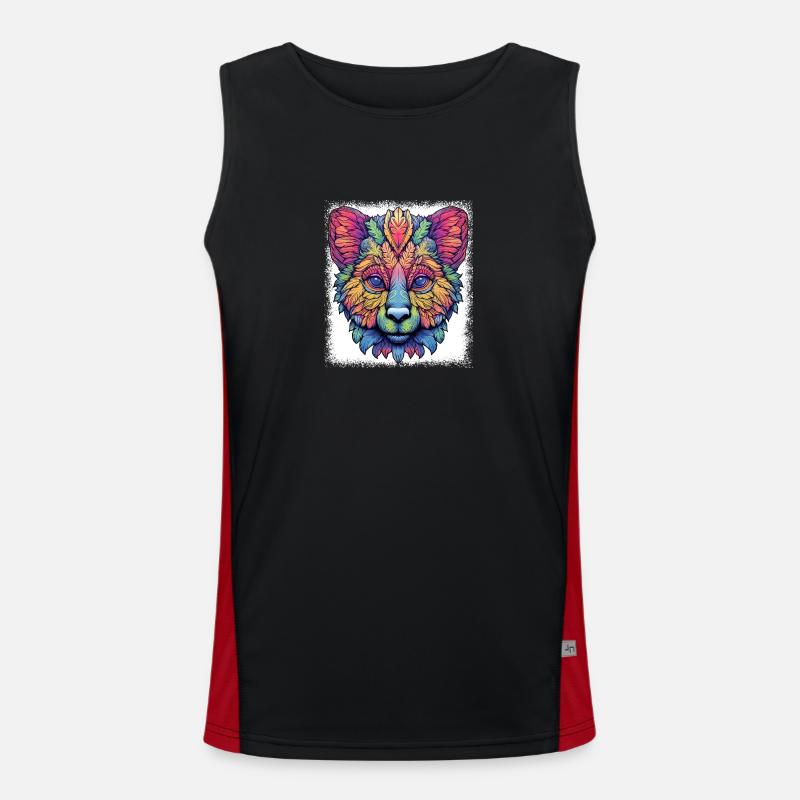 Geek Present Idea City Pun Australia Gift Men's Functional Contrast Tank Top 