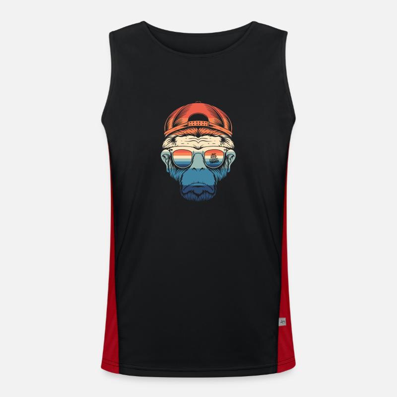 Keep moving forward Men's Functional Contrast Tank Top 