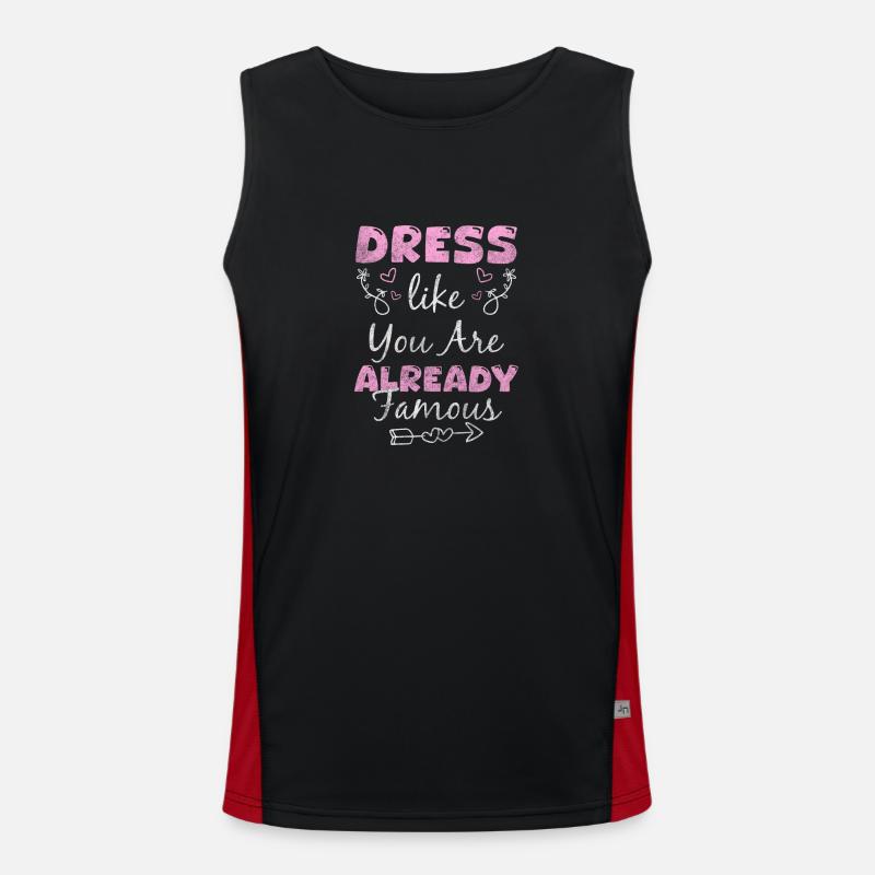 Mode Einkaufen Queen Funktionelles Kontrast-Tank Top für Männer 