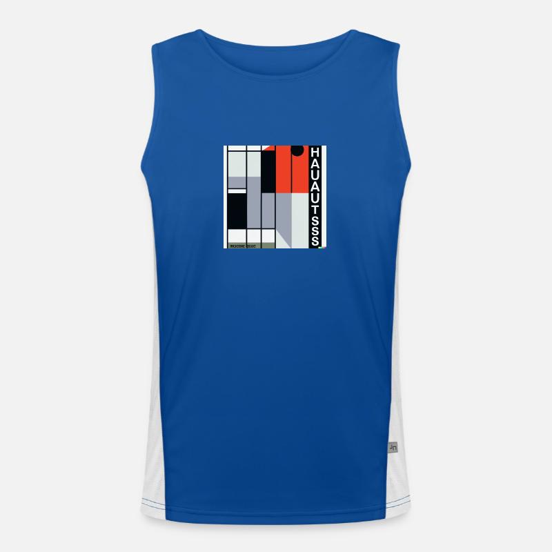 Artificial Intelligence generated Design AI/ KI Men's Functional Contrast Tank Top 