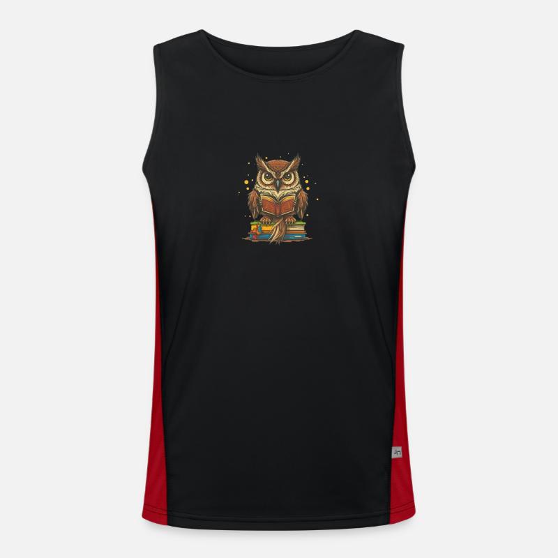Study Owl Men's Functional Contrast Tank Top 