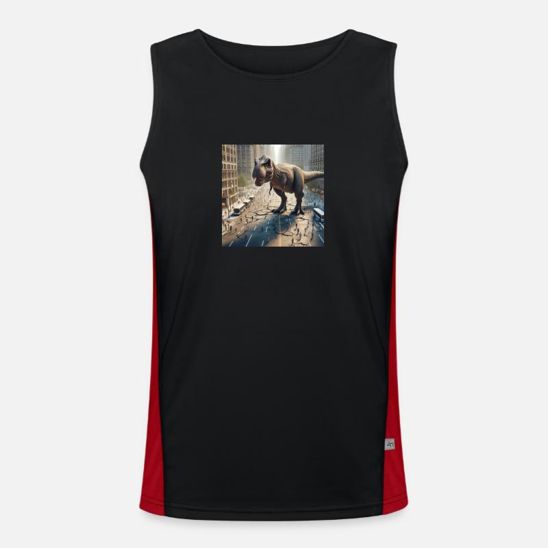 T Rex Men's Functional Contrast Tank Top 