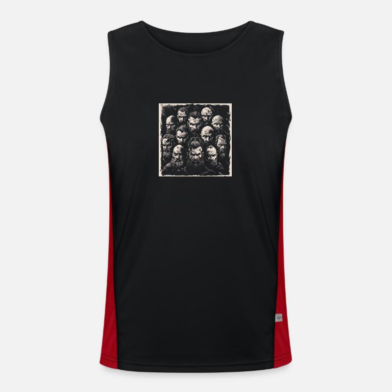 Barbarian Horde Men's Functional Contrast Tank Top 