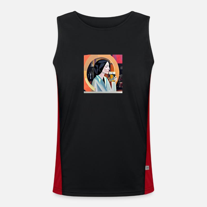 Refresh Men's Functional Contrast Tank Top 