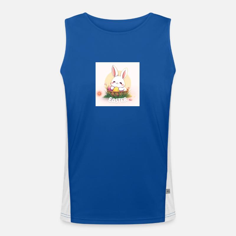 Osterglück Funktionelles Kontrast-Tank Top für Männer 