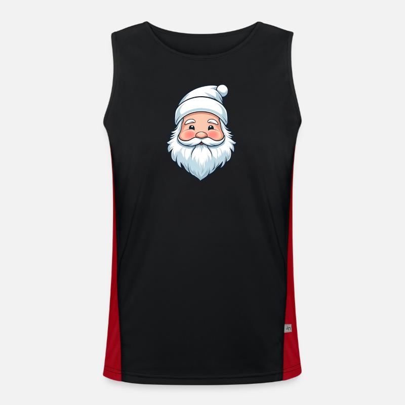 Magie de Noël blanche Débardeur respirant contrasté Homme 