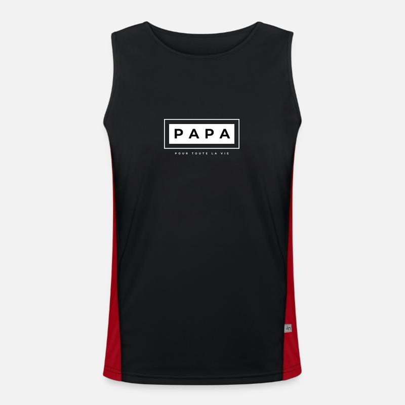 Papa Débardeur respirant contrasté Homme 