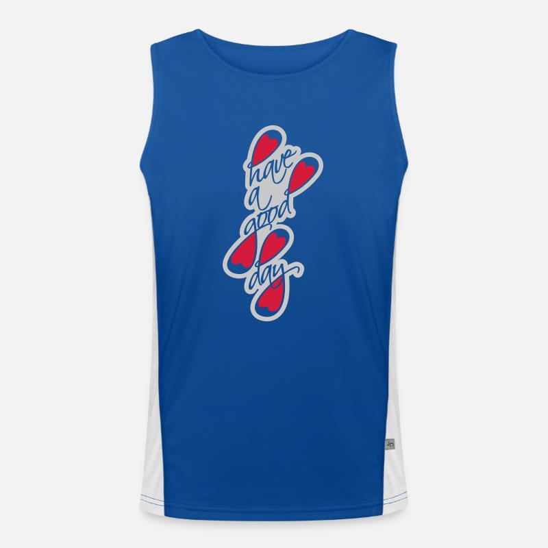 have a good day Funktionelles Kontrast-Tank Top für Männer 