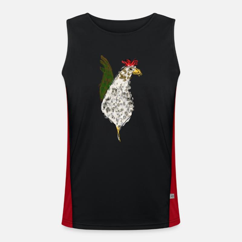 Gockel Konstantin Funktionelles Kontrast-Tank Top für Männer 