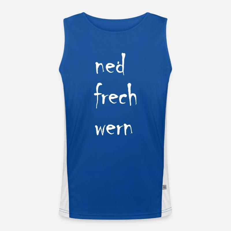 ned frech wern Funktionelles Kontrast-Tank Top für Männer 
