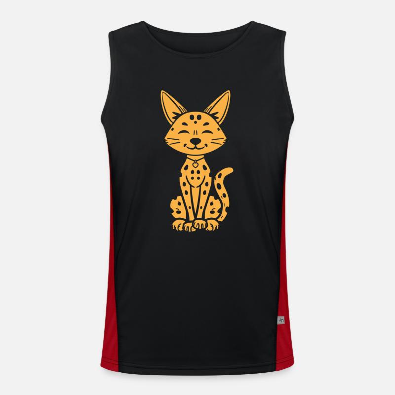 serval Débardeur respirant contrasté Homme 