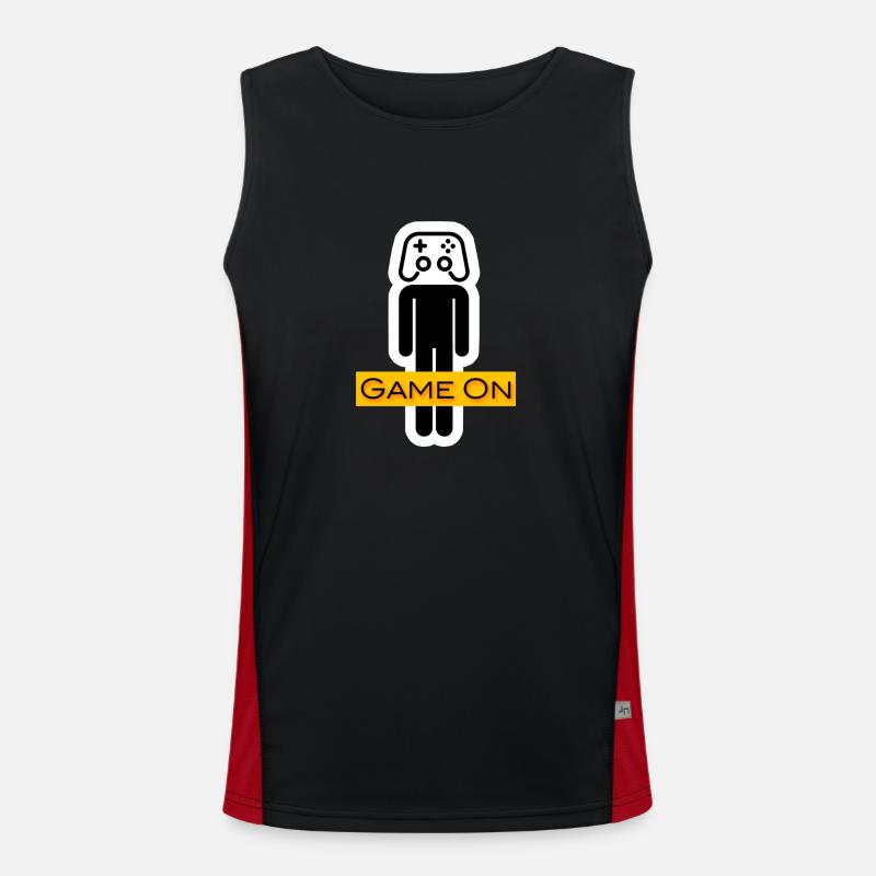 Game On Warrior Funktionelles Kontrast-Tank Top für Männer 