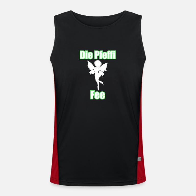Die Pfeffi Fee Funktionelles Kontrast-Tank Top für Männer 
