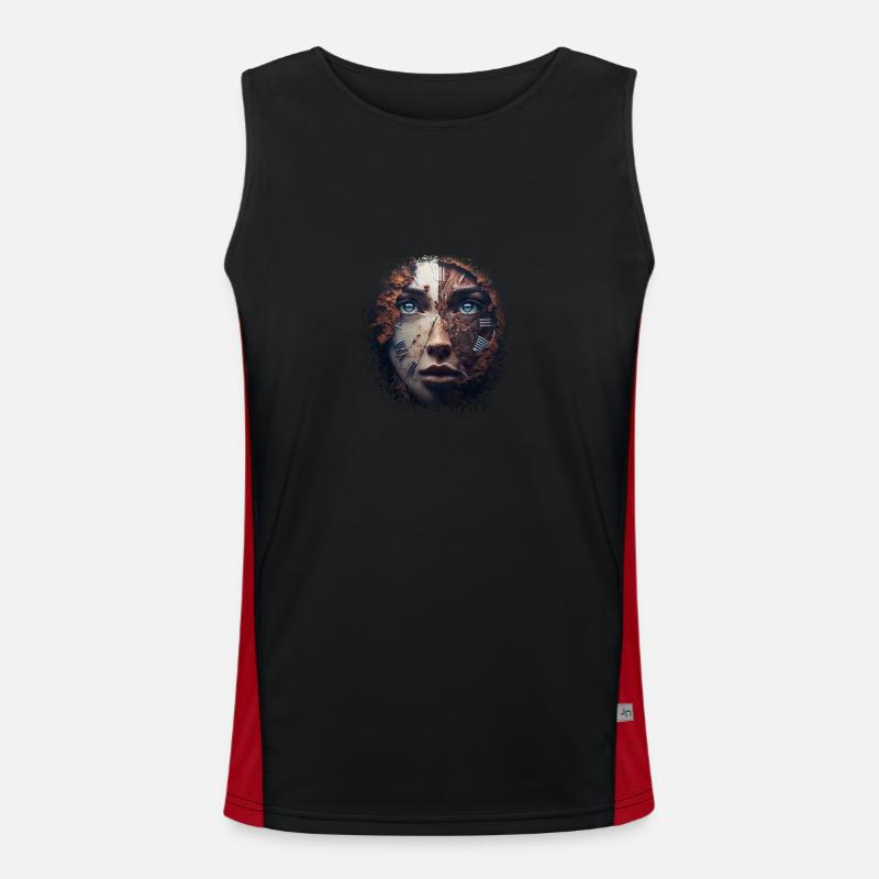 Passing youth Men's Functional Contrast Tank Top 