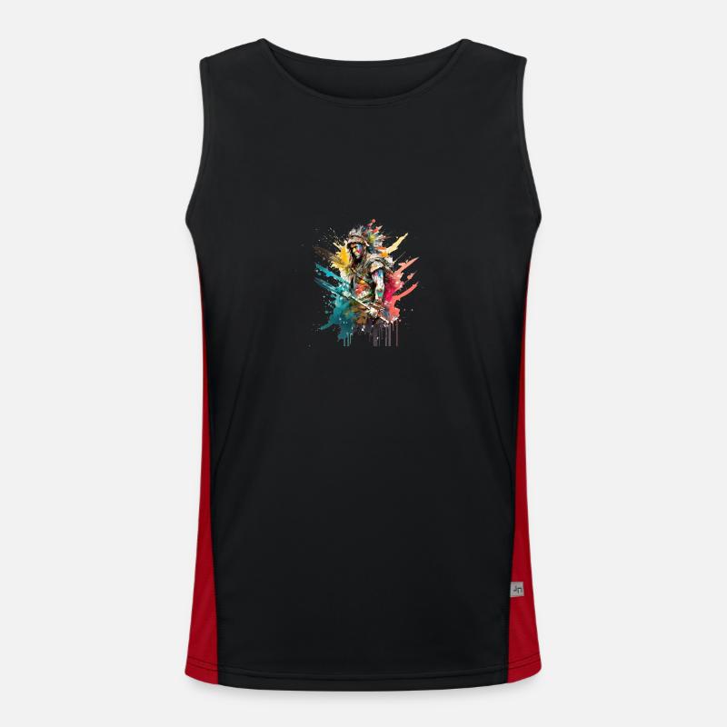 warrior Funktionelles Kontrast-Tank Top für Männer 