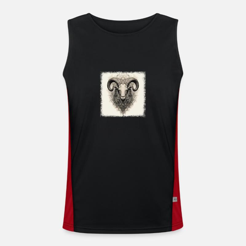 bleated comic and sarcastic present idea geek Funktionelles Kontrast-Tank Top für Männer 