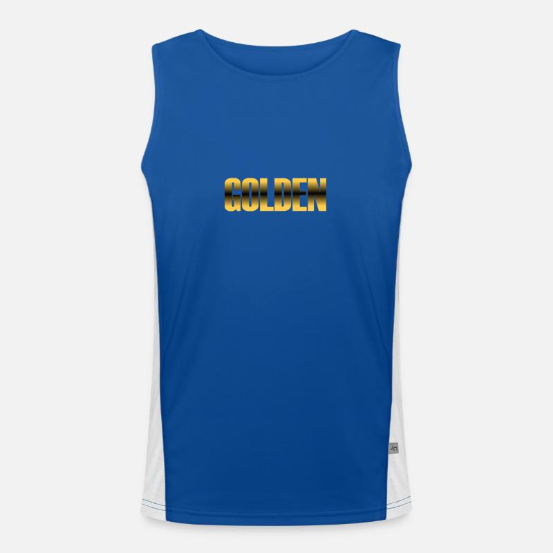 Golden Men's Functional Contrast Tank Top 