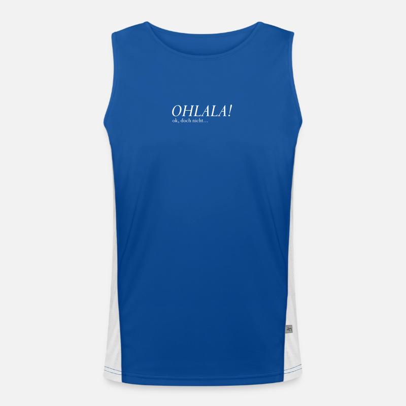 Ohlala! Ok, but not... Men's Functional Contrast Tank Top 