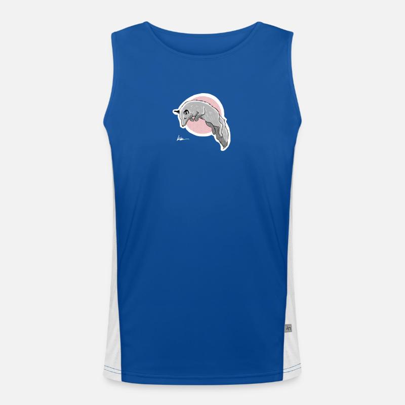 Jagd Schneefuchs Funktionelles Kontrast-Tank Top für Männer 