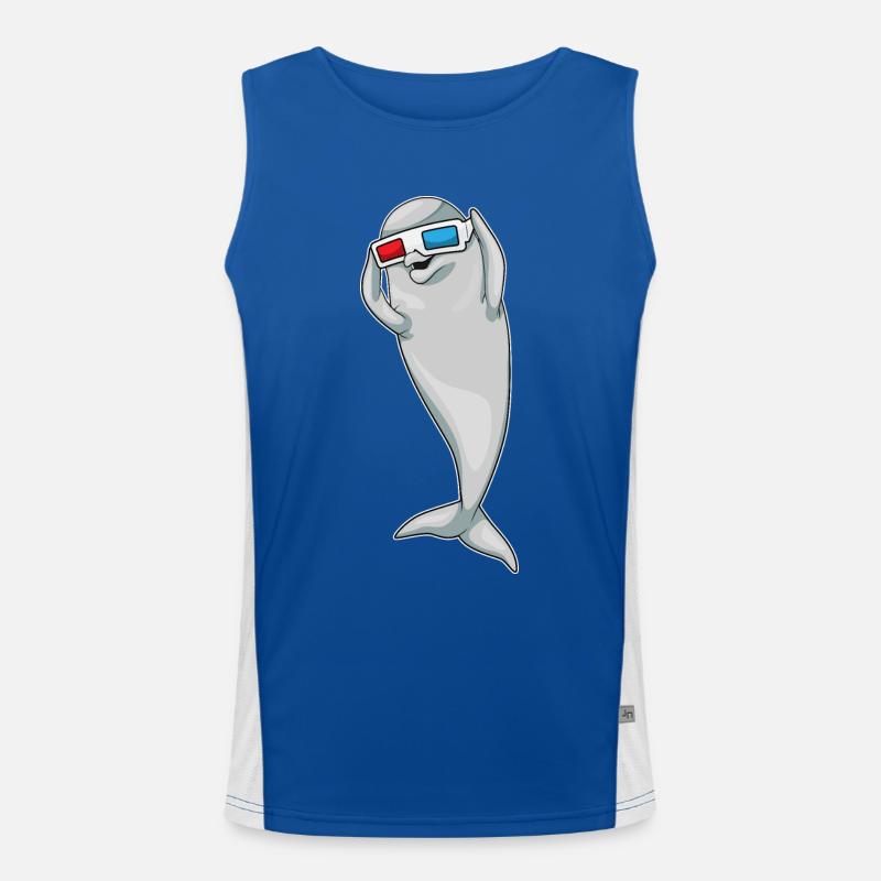 Dolphin Goggles Men's Functional Contrast Tank Top 