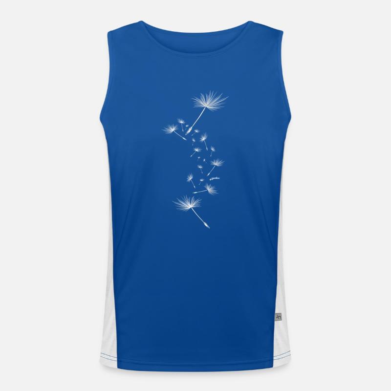 Pusteblume Design 3 Funktionelles Kontrast-Tank Top für Männer 