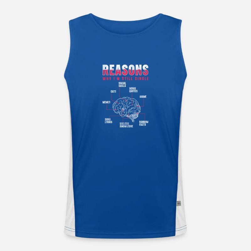 Single Liebe Solo Funktionelles Kontrast-Tank Top für Männer 