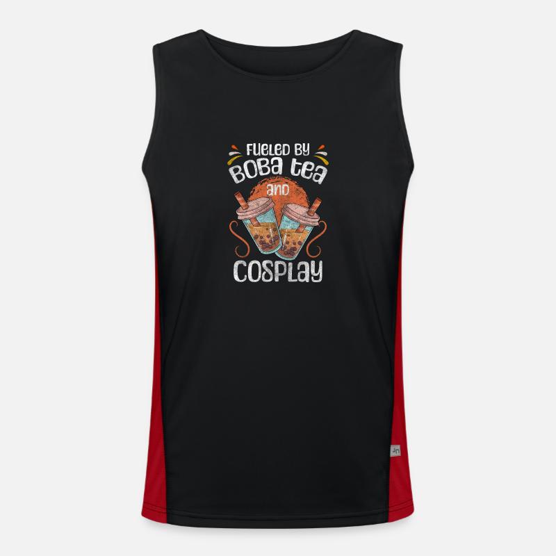 Kostüm Zocken Comic Funktionelles Kontrast-Tank Top für Männer 