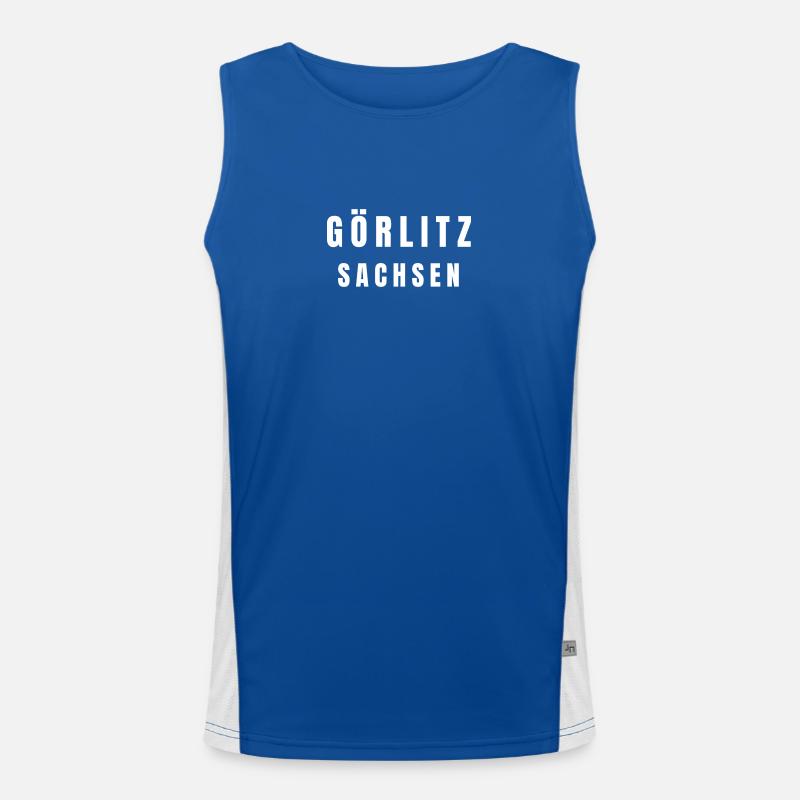 Görlitz, Saxony Men's Functional Contrast Tank Top 