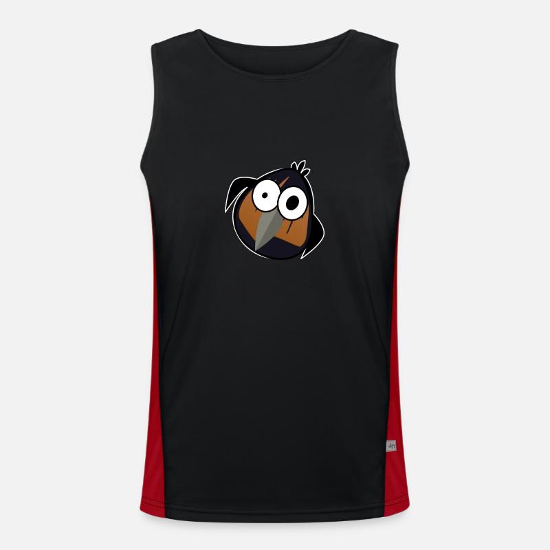 Nussrabe Funktionelles Kontrast-Tank Top für Männer 