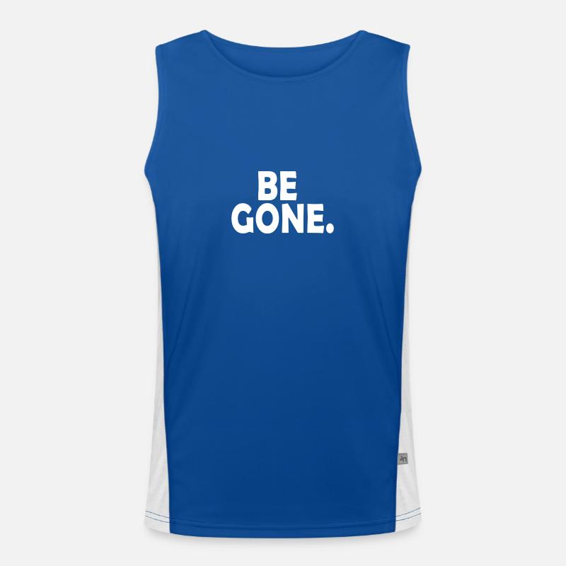 Be Gone. Funktionelles Kontrast-Tank Top für Männer 