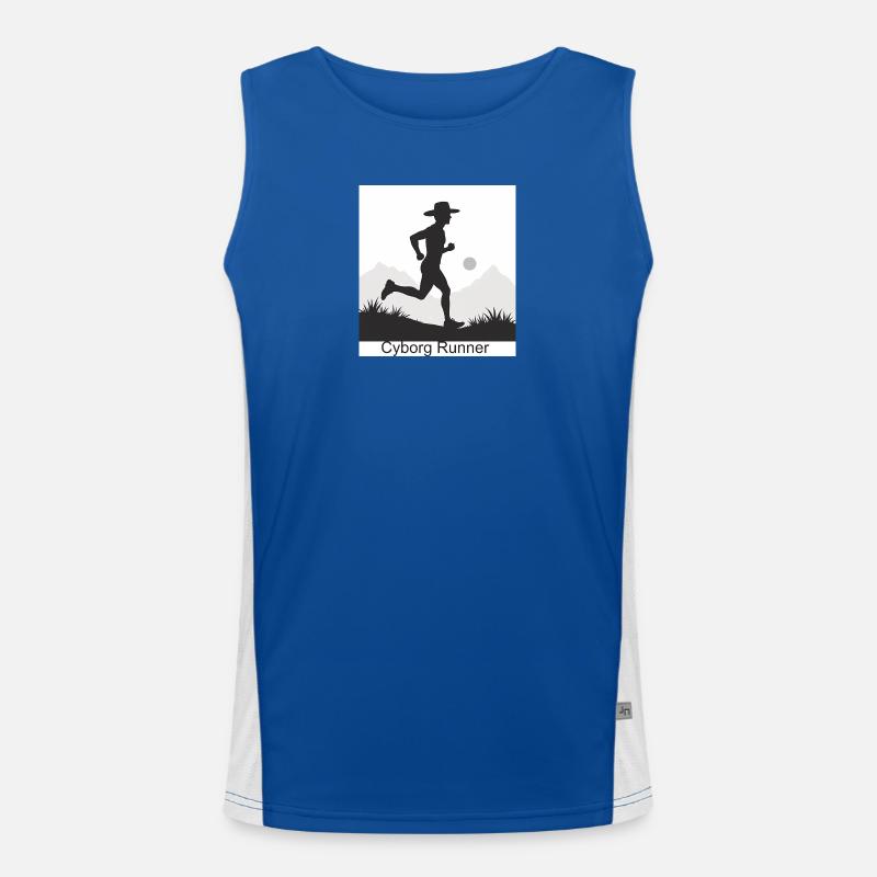 Cyborg Runner Men's Functional Contrast Tank Top 