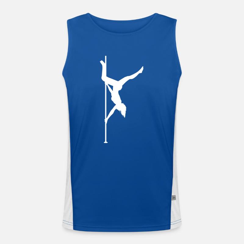 Poledance Pole Dancing Dance Pole Dancing Men's Functional Contrast Tank Top 