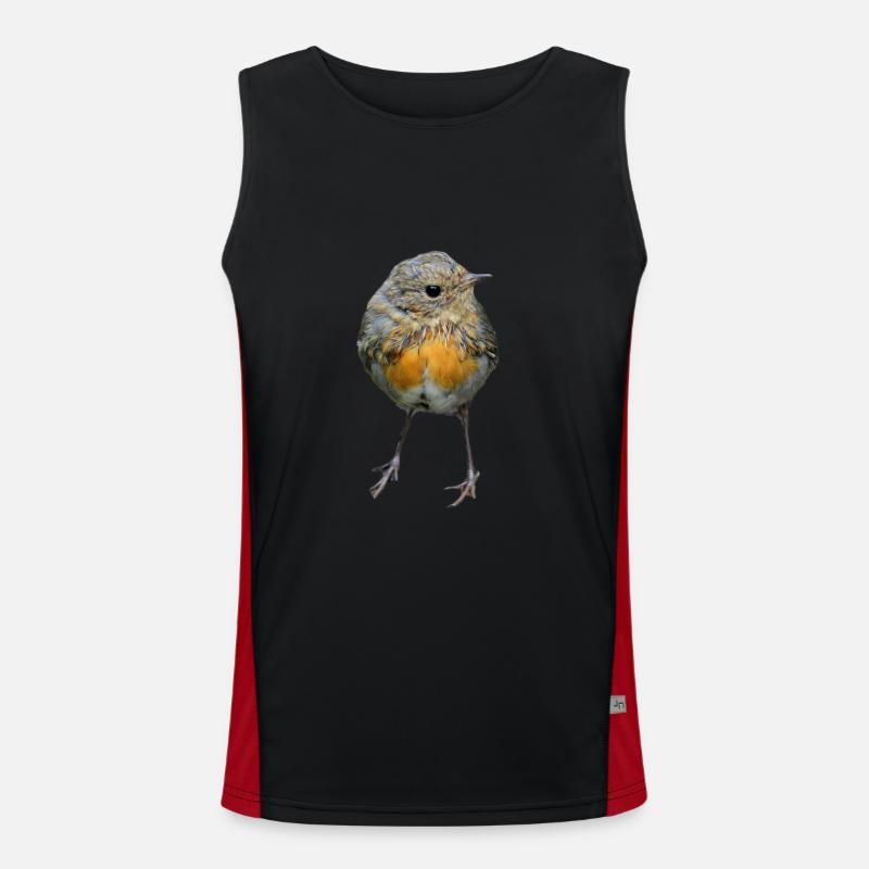Vogel Funktionelles Kontrast-Tank Top für Männer 